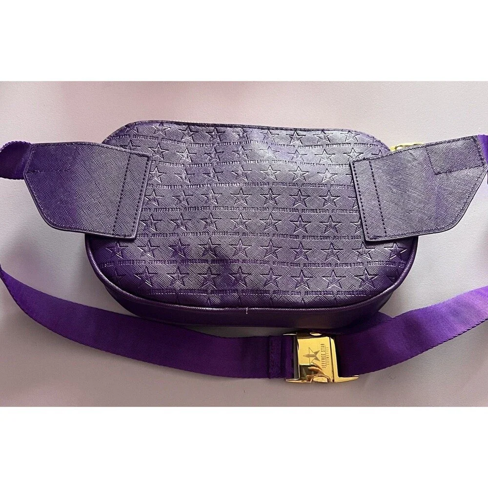 Jeffree Star Purple Waist Fanny Pack Cosmetic Bag Blood Lust Collection NWT